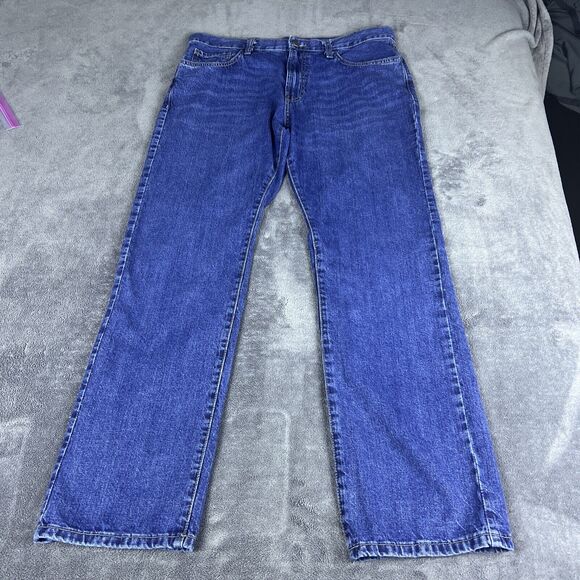 Nautica Other - Nautica Mens Jeans Blue Tag Size 36x30 (36x30.5) Wide Leg Medium Wash Denim